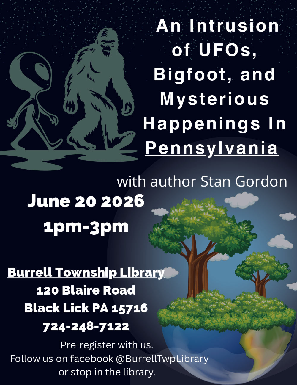 An Intrusion of UFOs, Bigfoot, and Mysterious Happenings In Pennsylvania